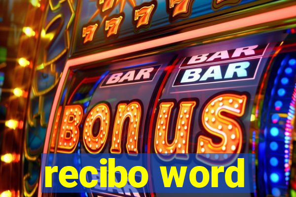recibo word
